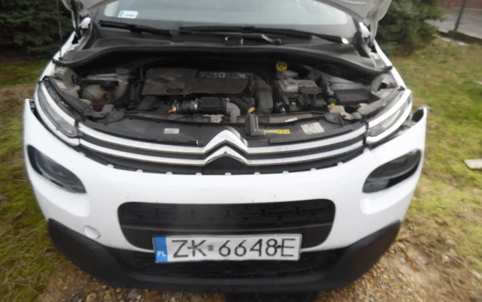 Citroen C3 cena 10900 przebieg: 287600, rok produkcji 2017 z Jedlicze małe 254